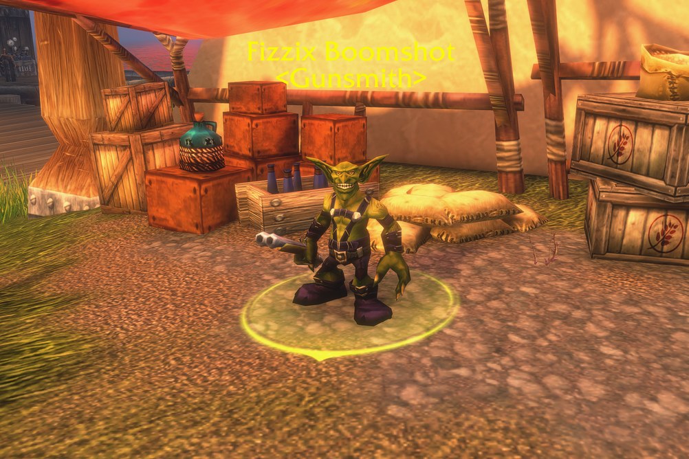 Fizzix Boomshot, Gunsmith in Riverglades (WoW Forever)