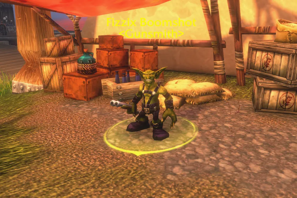 Fizzix Boomshot, Gunsmith in Riverglades (WoW Forever)