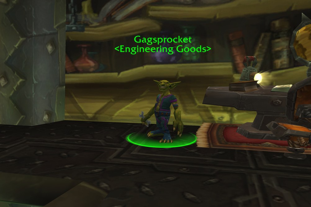 Gagsprocket, Engineering Goods in The Barrens (WoW Forever)