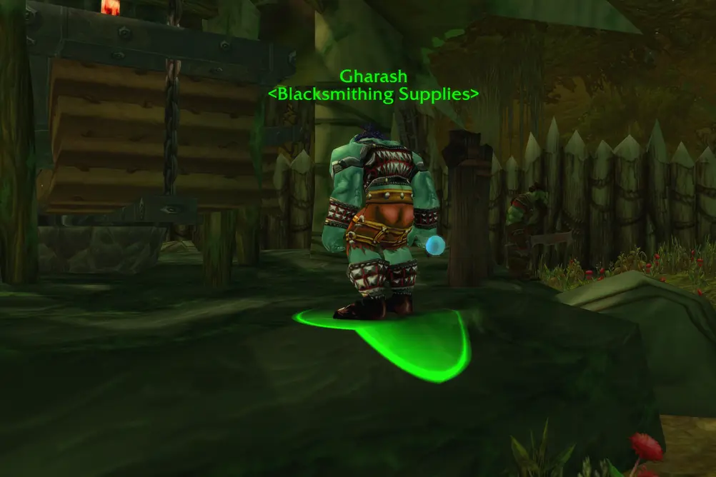 Gharash, Blacksmithing Supplies in Swamp of Sorrows (WoW Forever)