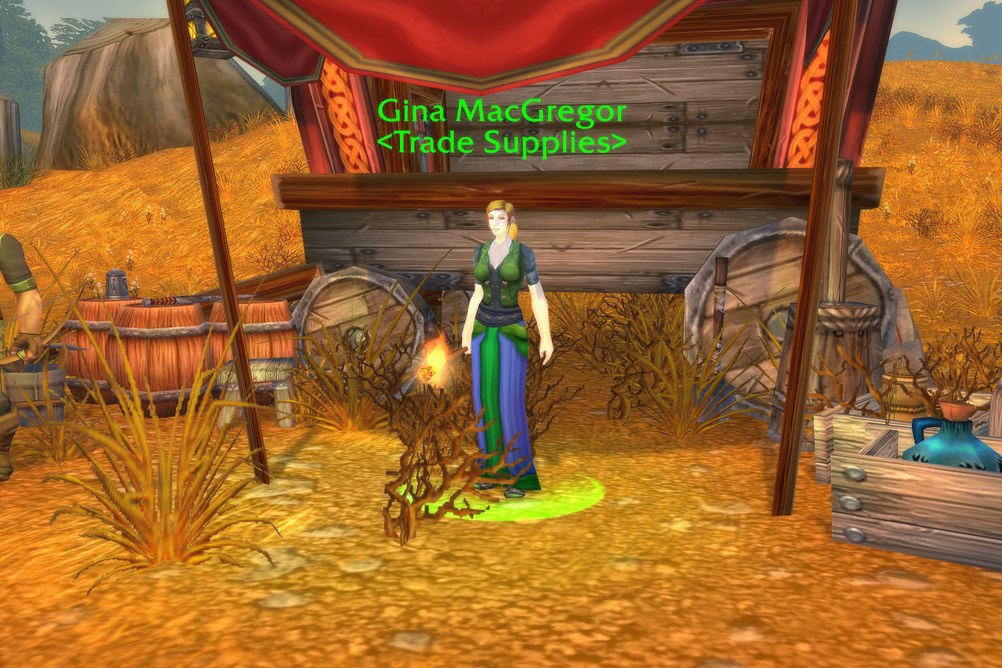 Gina MacGregor, Trade Supplies in Westfall (WoW Forever)