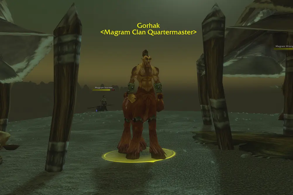 Gorhak, Magram Clan Quartermaster in Desolace (WoW Forever)