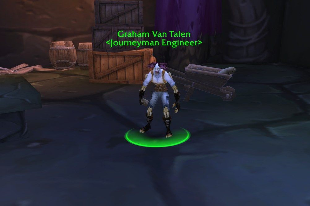 Graham Van Talen, Journeyman Engineer in Undercity (WoW Forever)