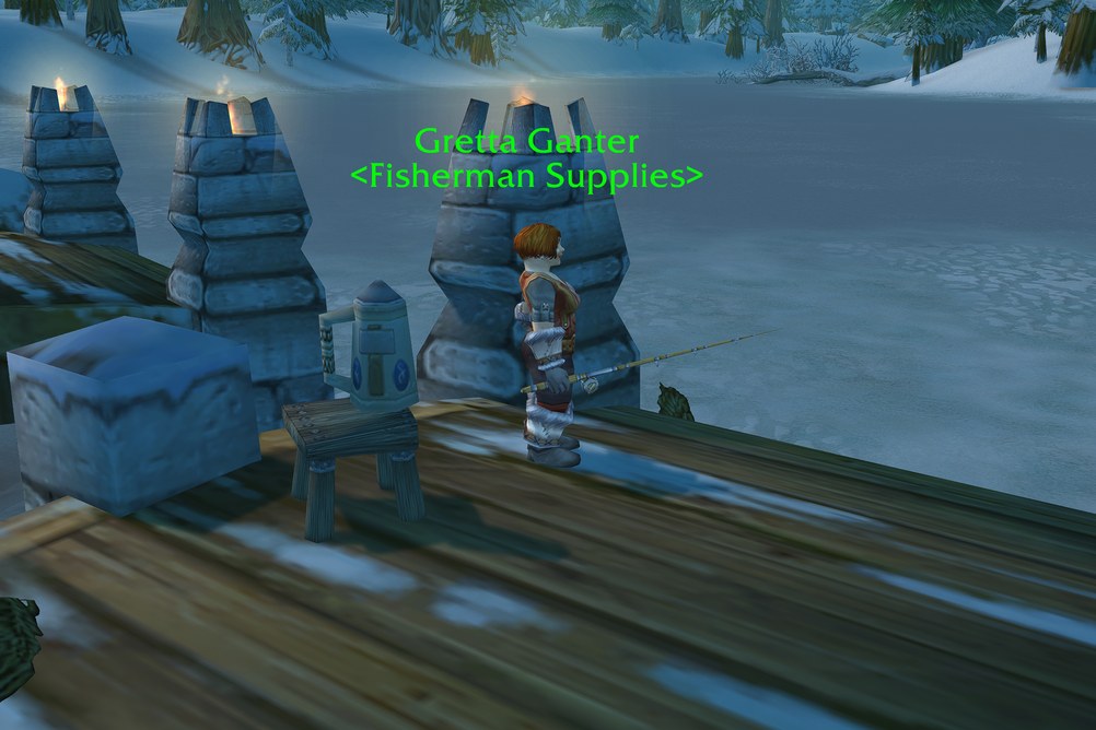 Gretta Ganter, Fisherman Supplies in Dun Morogh (WoW Forever)