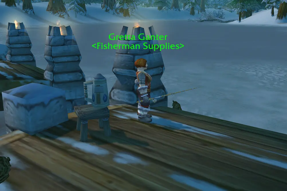 Gretta Ganter, Fisherman Supplies in Dun Morogh (WoW Forever)