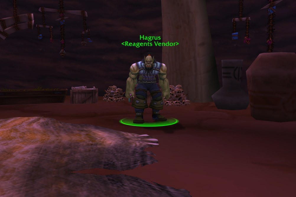 Hagrus, Reagents Vendor in Orgrimmar (WoW Forever)