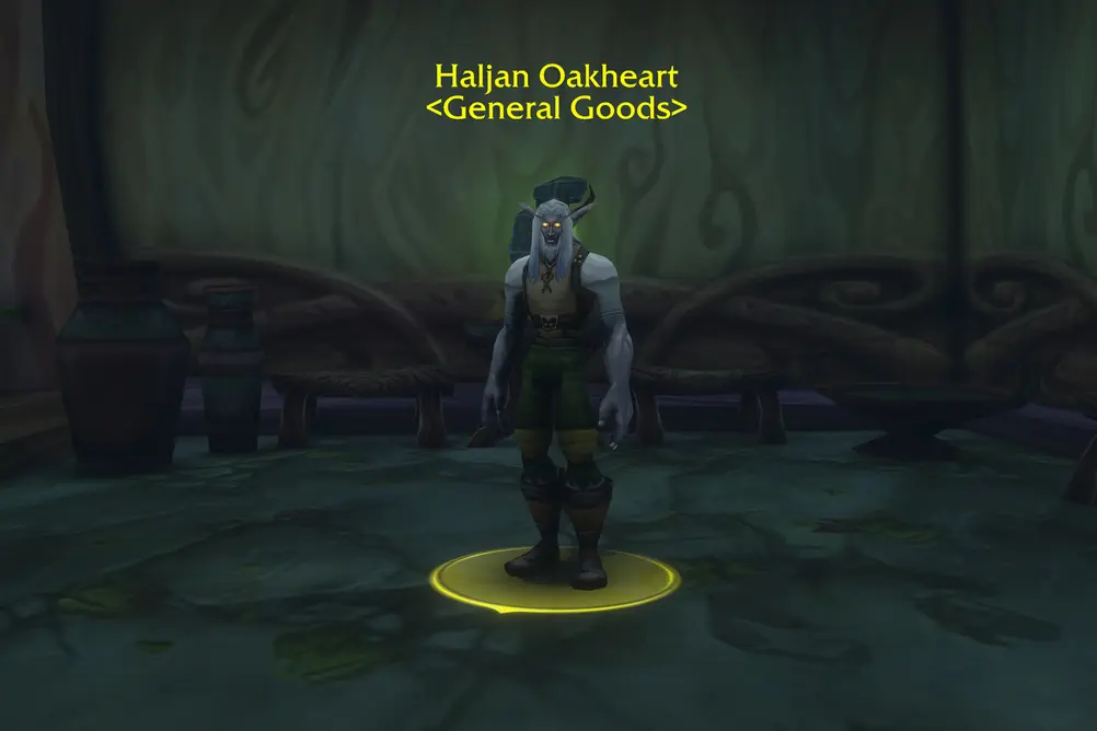 Haljan Oakheart, General Goods in Ashenvale (WoW Forever)