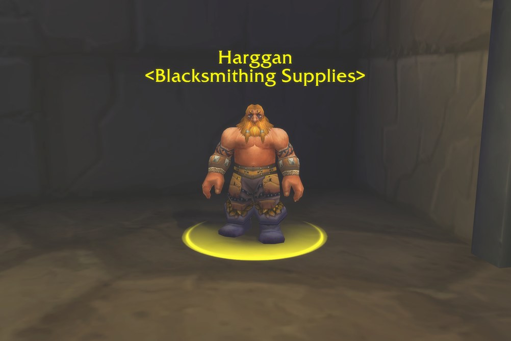 Harggan, Blacksmithing Supplies in The Hinterlands (WoW Forever)