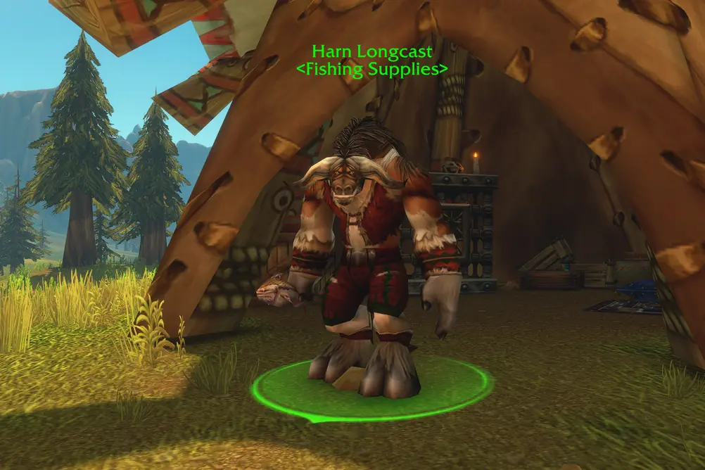 Harn Longcast, Fishing Supplies in Mulgore (WoW Forever)