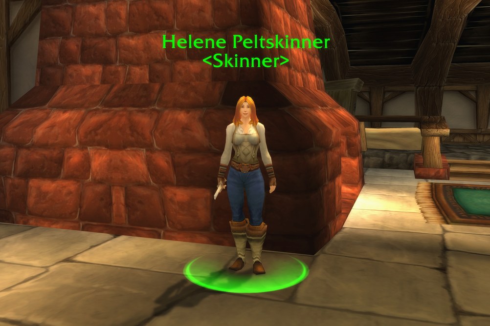 Helene Peltskinner, Skinner in Elwynn Forest (WoW Forever)