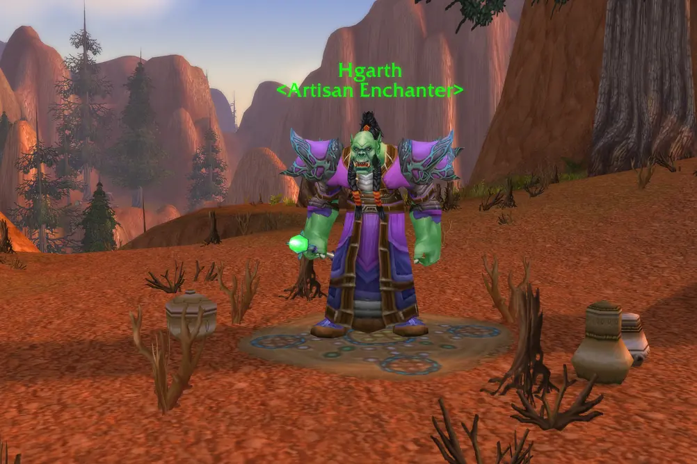 Hgarth, Artisan Enchanter in Stonetalon Mountains (WoW Forever)
