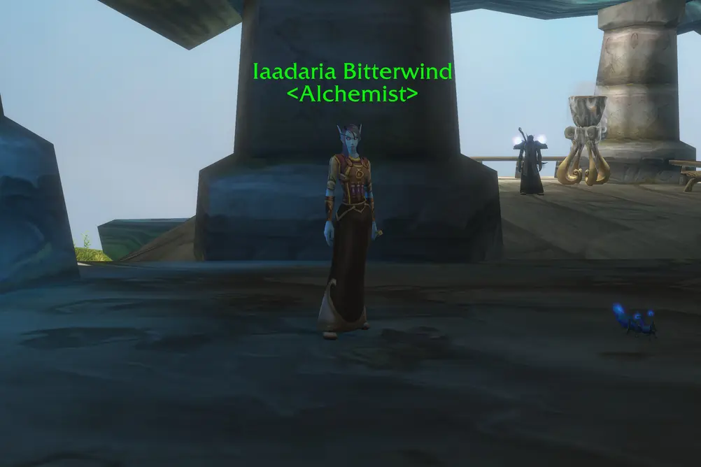Iaadaria Bitterwind, Alchemist in Zephras Isle (WoW Forever)