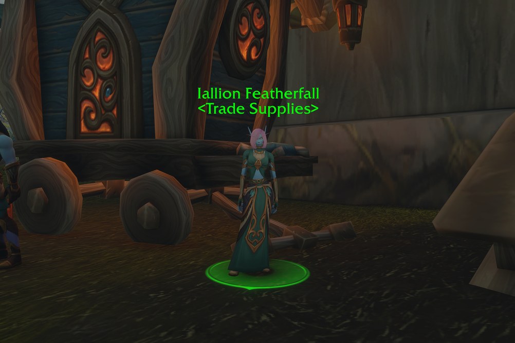 Iallion Featherfall, Trade Supplies in Zephras Isle (WoW Forever)