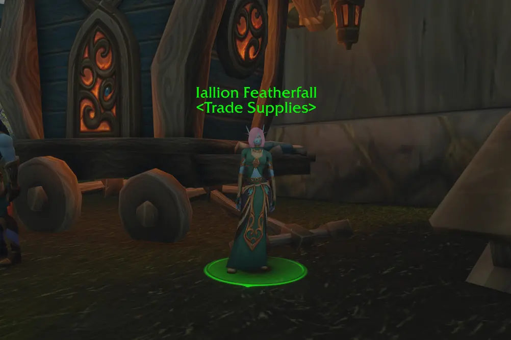 Iallion Featherfall, Trade Supplies in Zephras Isle (WoW Forever)