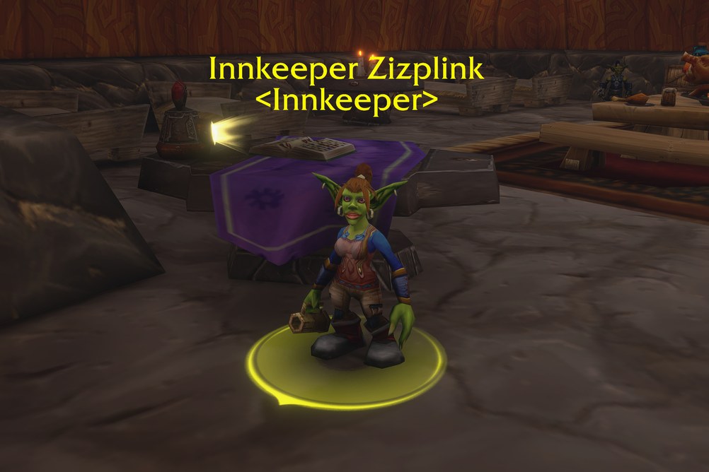 Innkeeper Zizplink, Innkeeper in Riverglades (WoW Forever)