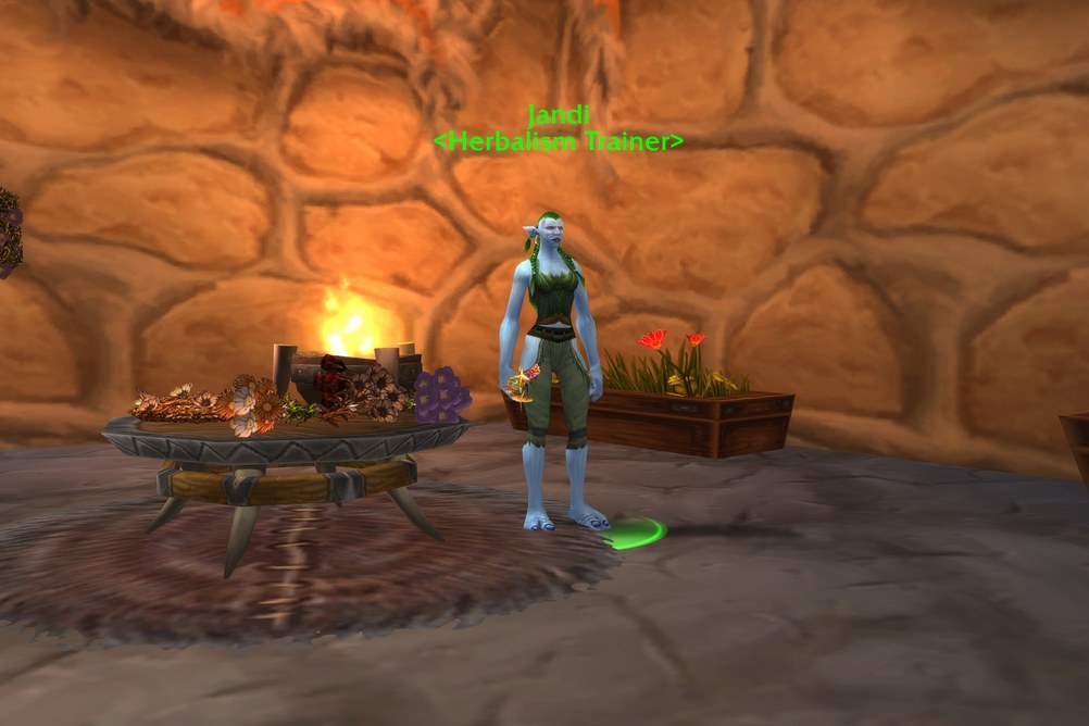 Jandi, Herbalism Trainer in Orgrimmar (WoW Forever)