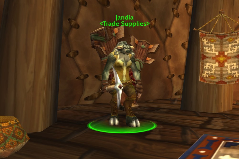 Jandia, Trade Supplies in Thousand Needles (WoW Forever)