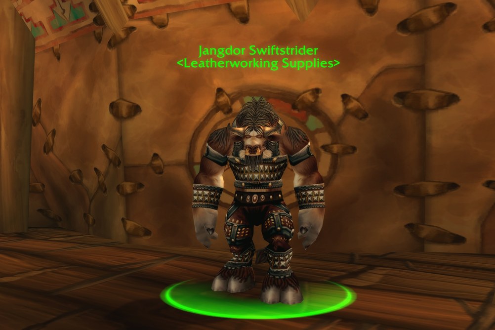 Jangdor Swiftstrider, Leatherworking Supplies in Feralas (WoW Forever)