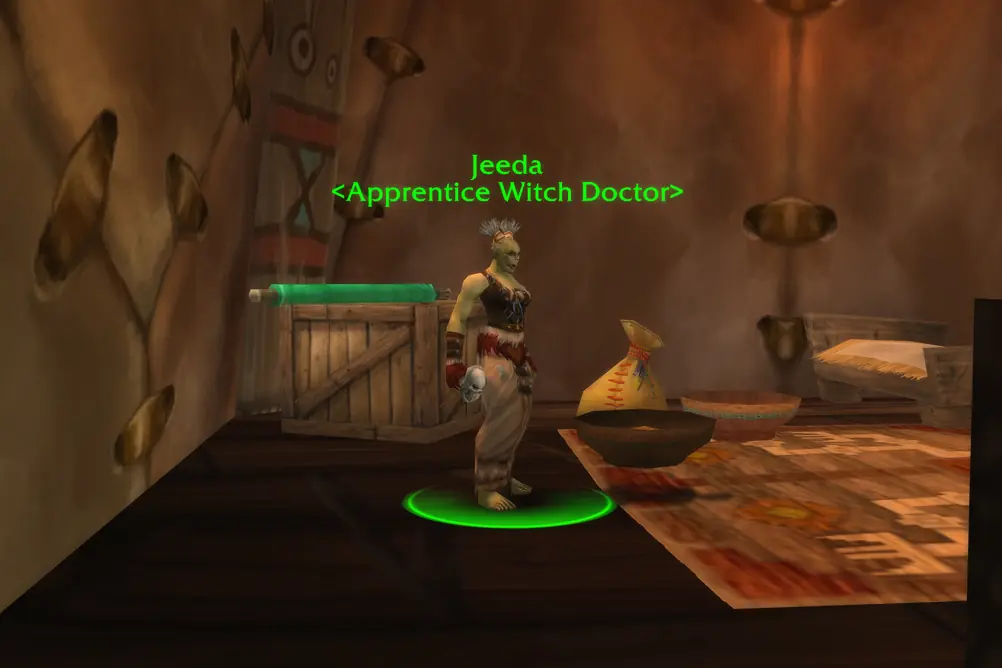 Jeeda, Apprentice Witch Doctor in Stonetalon Mountains (WoW Forever)