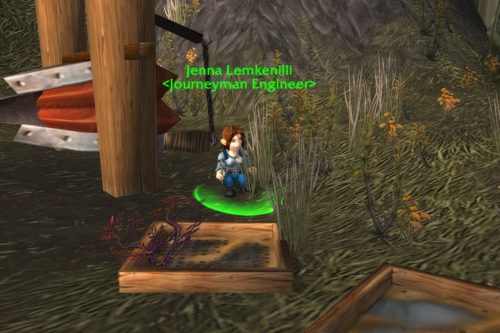 Jenna Lemkenilli, Journeyman Engineer in Darkshore (WoW Forever)