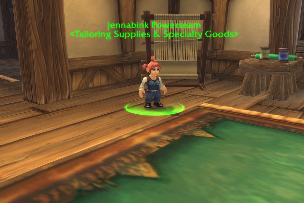 Jennabink Powerseam, Tailoring Supplies & Specialty Goods in Wetlands (WoW Forever)