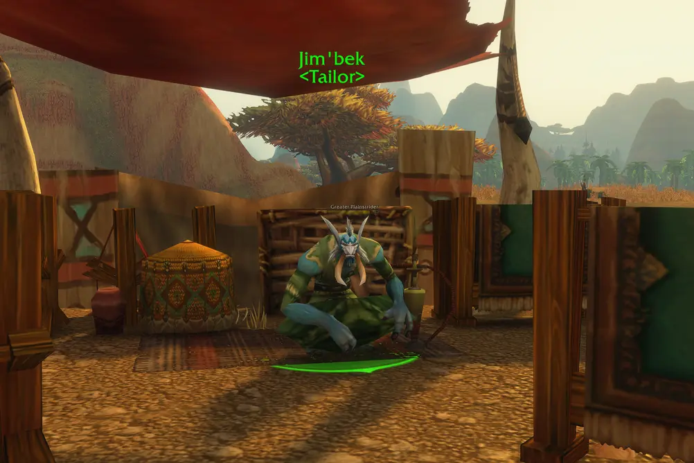 Jim'bek, Tailor in The Barrens (WoW Forever)