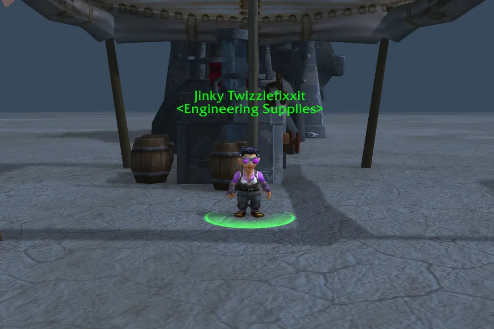 Jinky Twizzlefixxit, Engineering Supplies in Thousand Needles (WoW Forever)