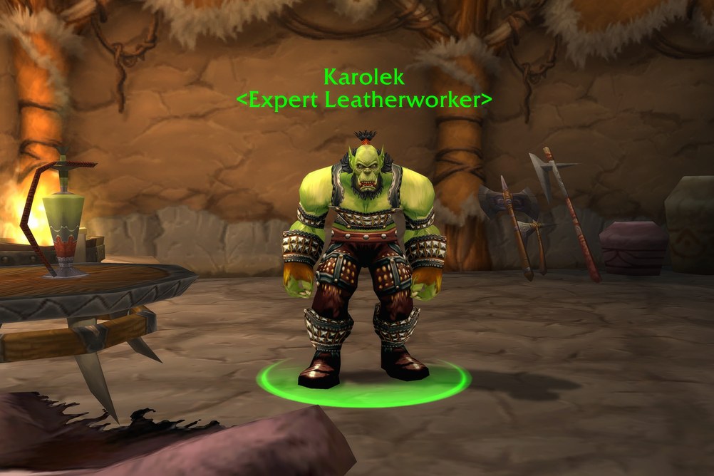 Karolek, Expert Leatherworker in Orgrimmar (WoW Forever)