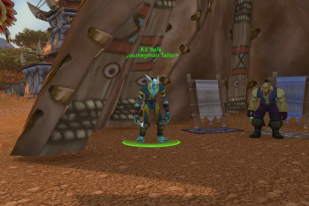 Kil'hala, Journeyman Tailor in The Barrens (WoW Forever)