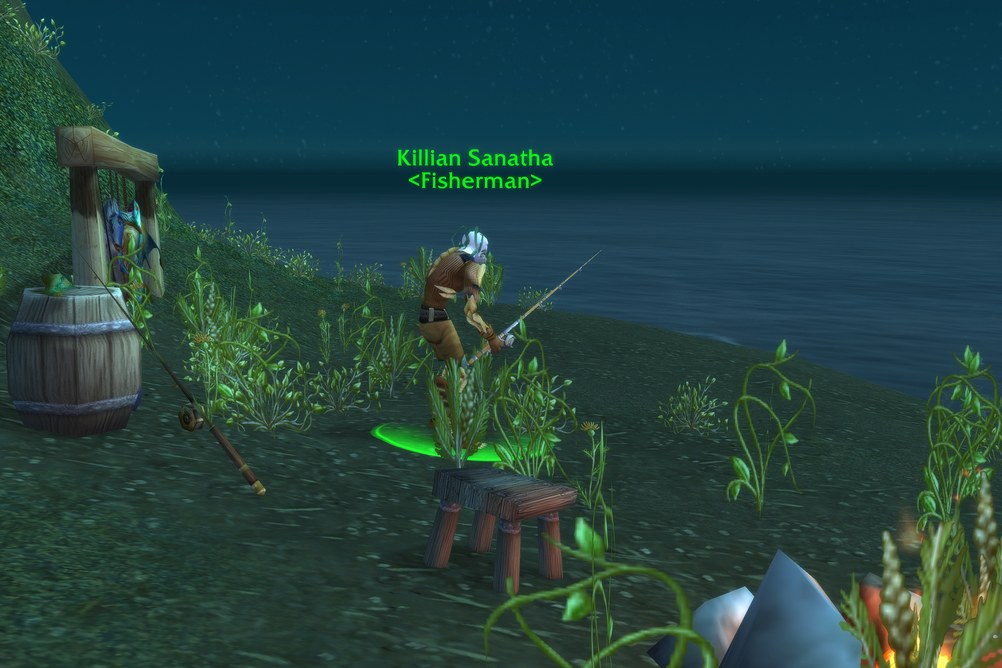 Killian Sanatha, Fisherman in Silverpine Forest (WoW Forever)