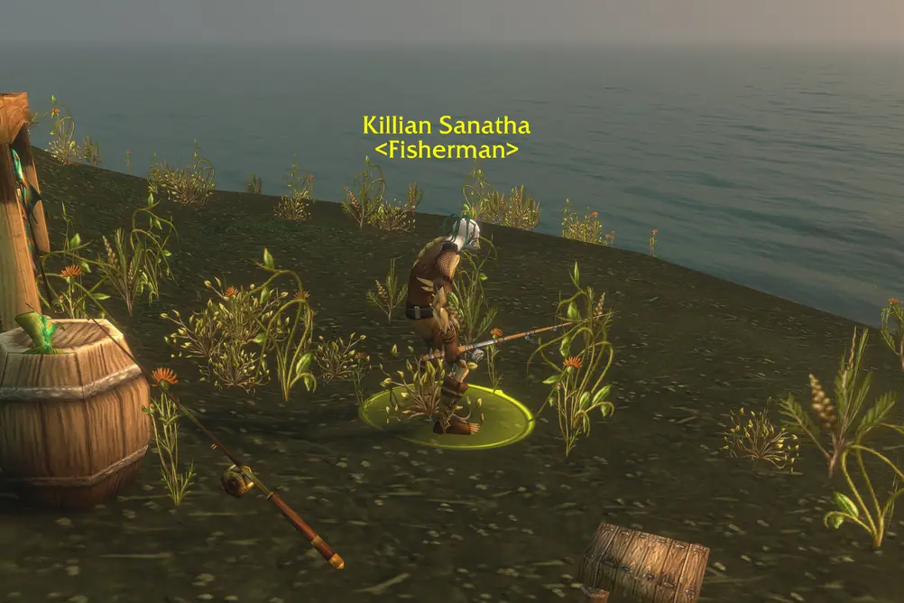 Killian Sanatha, Fisherman in Silverpine Forest (WoW Forever)