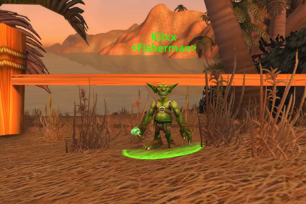 Kilxx, Fisherman in The Barrens (WoW Forever)