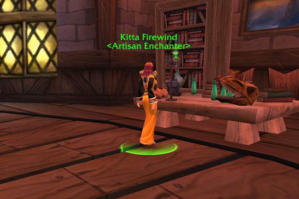 Kitta Firewind, Artisan Enchanter in Elwynn Forest (WoW Forever)