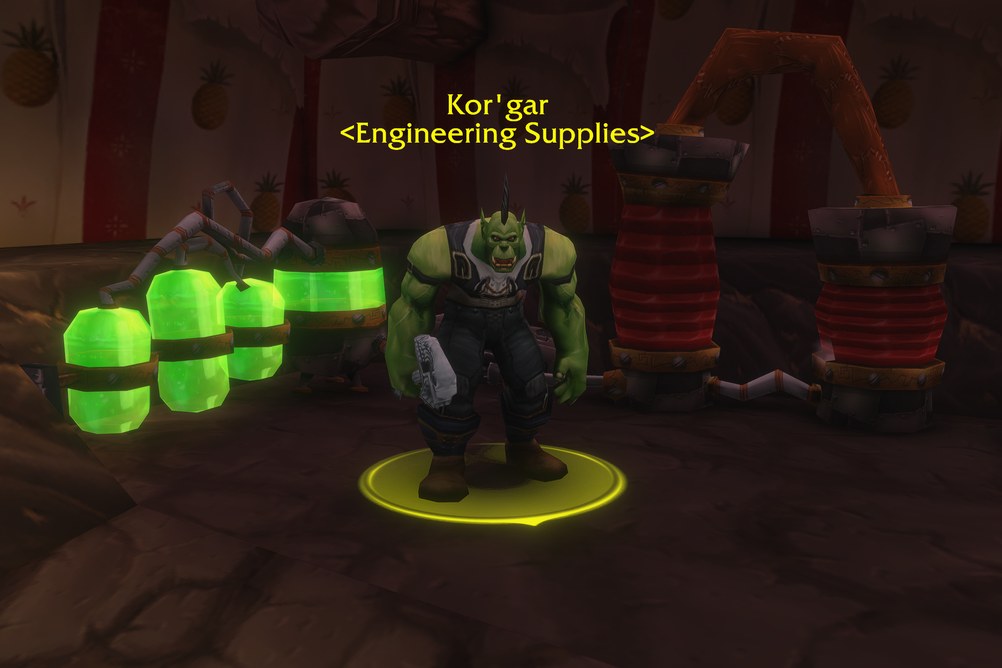 Kor'gar, Engineering Supplies in Riverglades (WoW Forever)