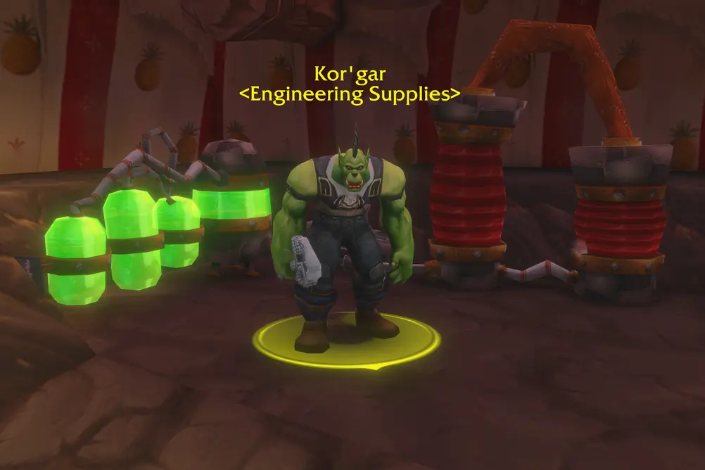 Kor'gar, Engineering Supplies in Riverglades (WoW Forever)
