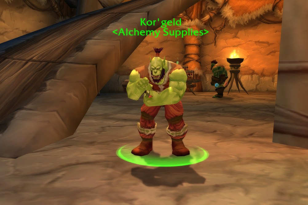 Kor'geld, Alchemy Supplies in Orgrimmar (WoW Forever)