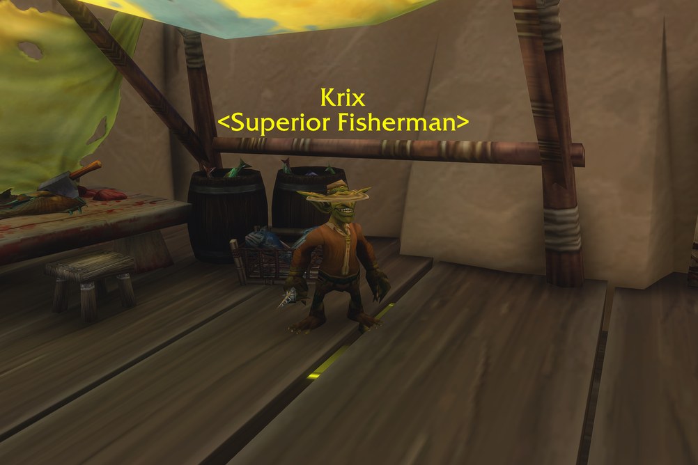 Krix, Superior Fisherman in Riverglades (WoW Forever)