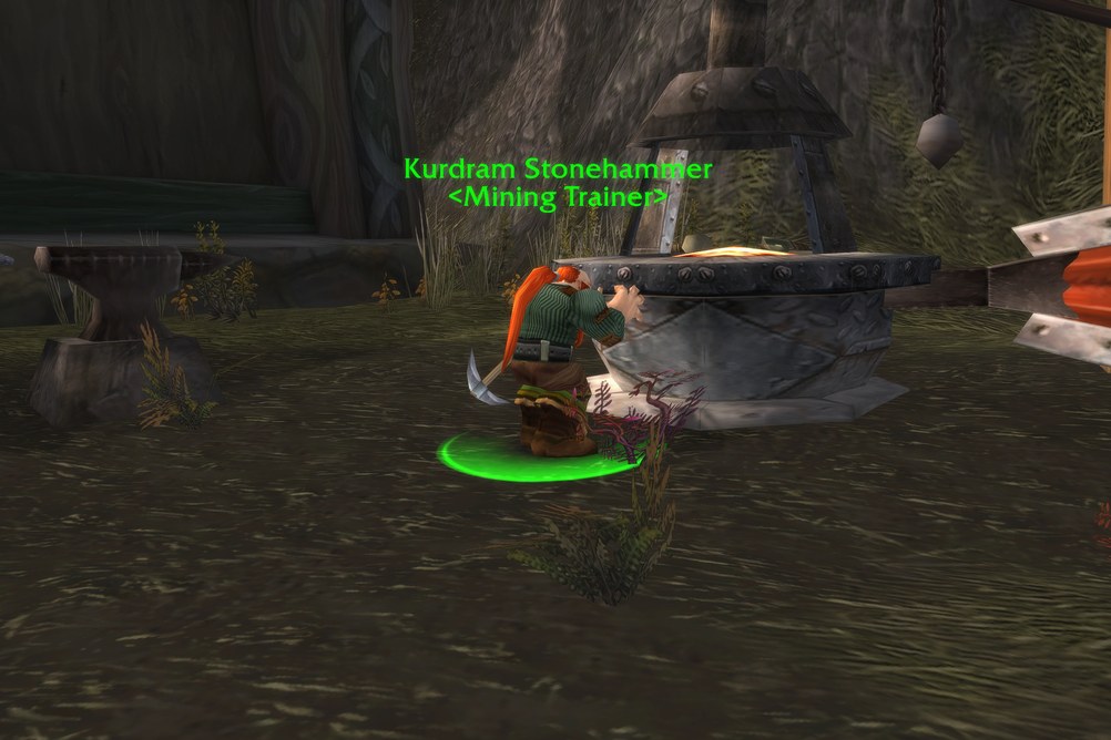 Kurdram Stonehammer, Mining Trainer in Darkshore (WoW Forever)