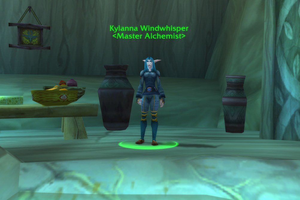 Kylanna Windwhisper, Master Alchemist in Feralas (WoW Forever)