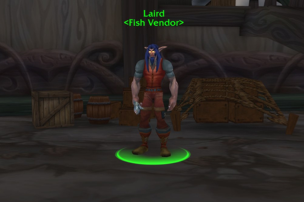 Laird, Fish Vendor in Darkshore (WoW Forever)