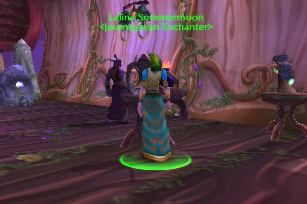 Lalina Summermoon, Journeyman Enchanter in Darnassus (WoW Forever)