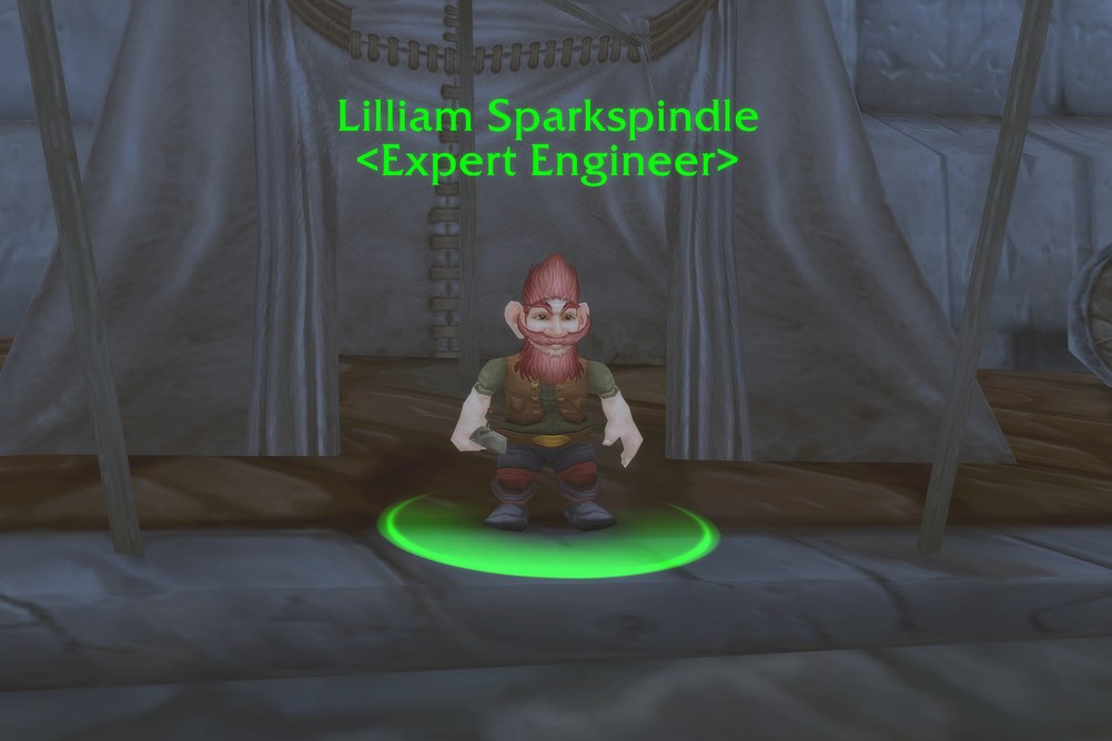 Lilliam Sparkspindle, Expert Engineer in Stormwind City (WoW Forever)