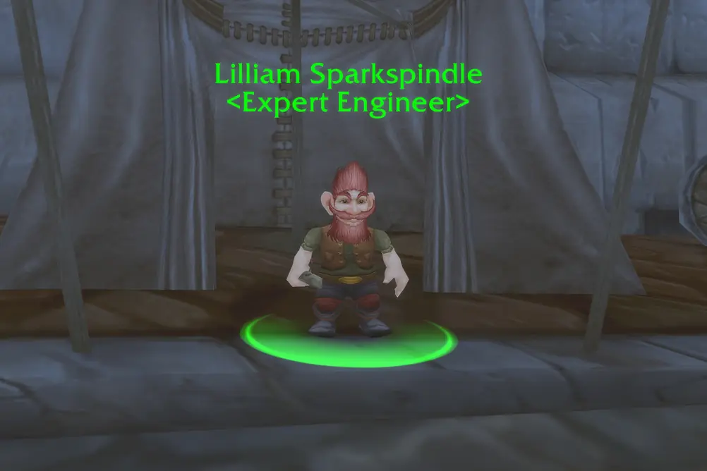 Lilliam Sparkspindle, Expert Engineer in Stormwind City (WoW Forever)