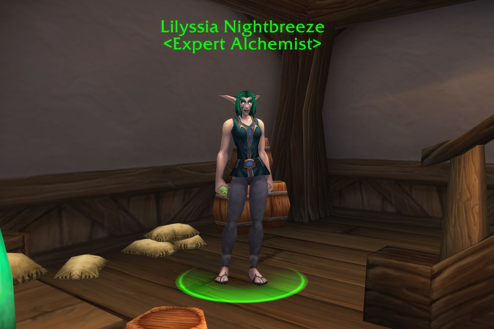 Lilyssia Nightbreeze, Expert Alchemist in Stormwind City (WoW Forever)