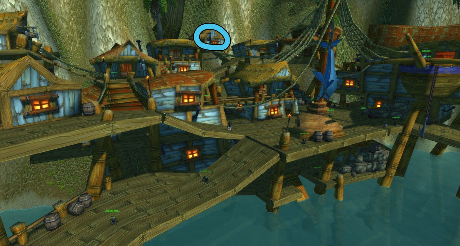 Where to find Glyx Brewright in Stranglethorn Vale, marked picture