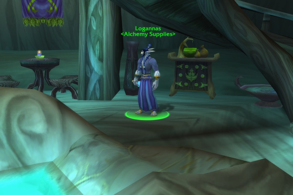 Logannas, Alchemy Supplies in Feralas (WoW Forever)