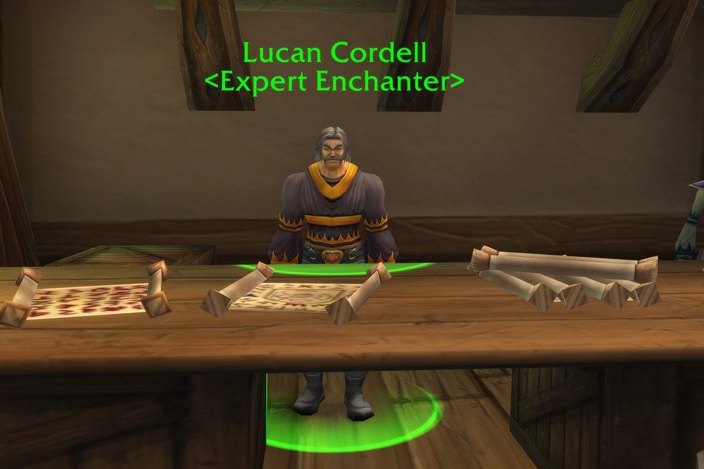 Lucan Cordell, Expert Enchanter in Stormwind City (WoW Forever)