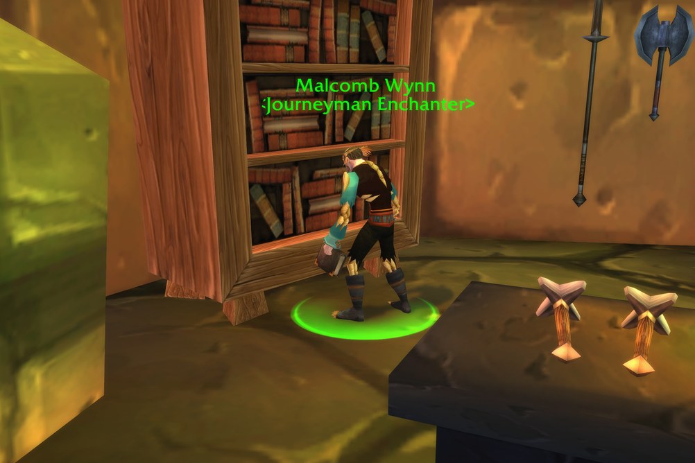 Malcomb Wynn, Journeyman Enchanter in Undercity (WoW Forever)