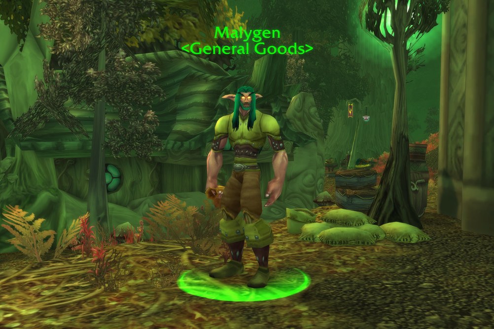 Malygen, General Goods in Felwood (WoW Forever)