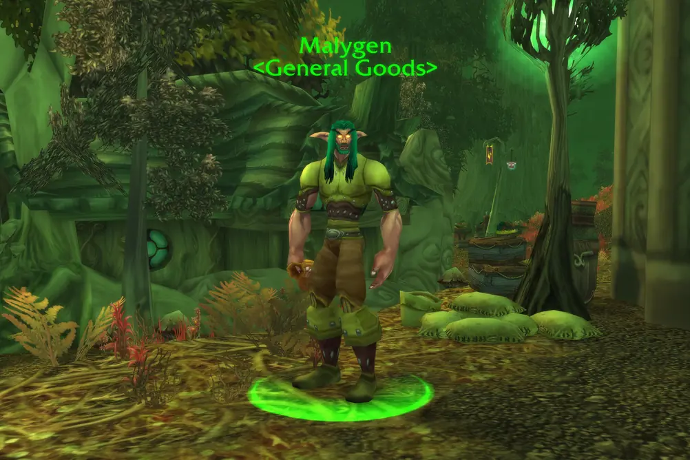 Malygen, General Goods in Felwood (WoW Forever)